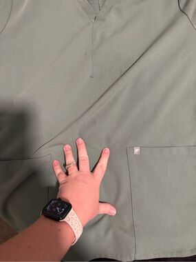 Fabletics Olive Green scrub set